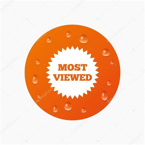 Most Viewed Sign Icon Stock Vector By ©blankstock 79027658