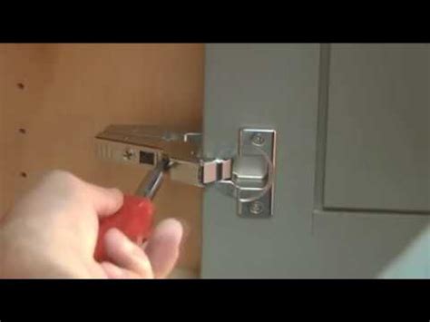 The second adjustment on a back plate enables you to move the kitchen cabinet door all over. Inset Cabinet Door Concealed Hinge Adjustment Guide by ...