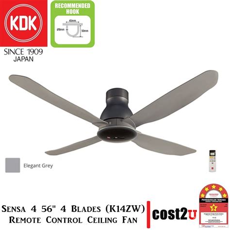 Tutorial cara mengganti kapasitor kipas siling kdk yang berpusing perlahan. KDK Sensa 4 Blades 56" Ceiling Fan | K14ZW-QEY (Kipas ...