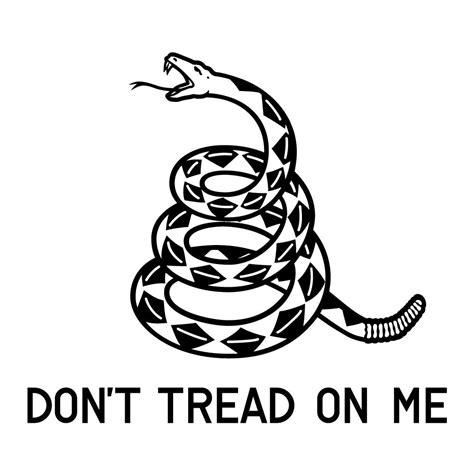 dont tread on me gadsden flag window decal svg eps etsy