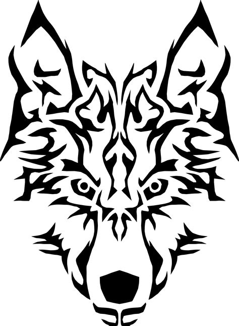 Make certain sections darker and others lighter to get the typical gray wolf coat pattern. Black And White Wolf PNG Transparent Black And White Wolf ...
