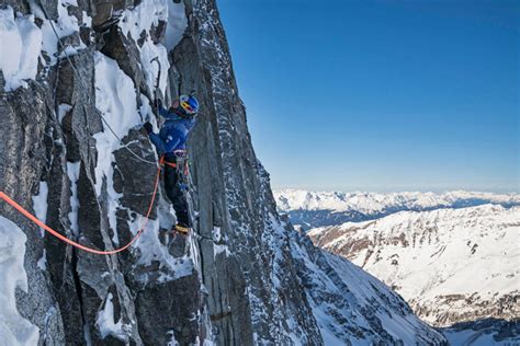 David Lama First Ascent Of Sagzahn Dihedral Climb Za Rock