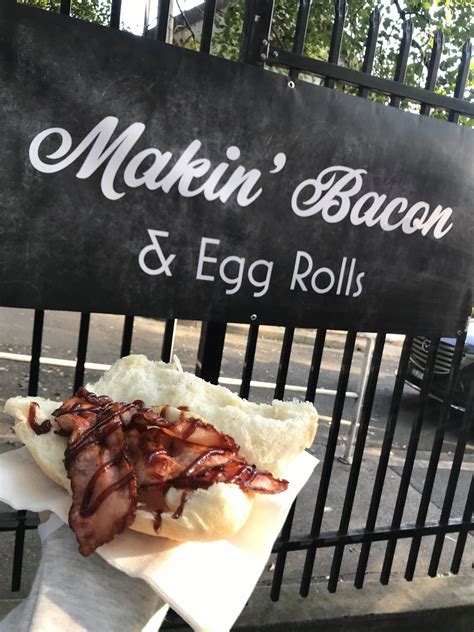 Makin Bacon And Egg Rolls Sydney Nsw