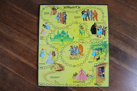 Vintage Game Board The Wizard Of Oz Cadaco 1974