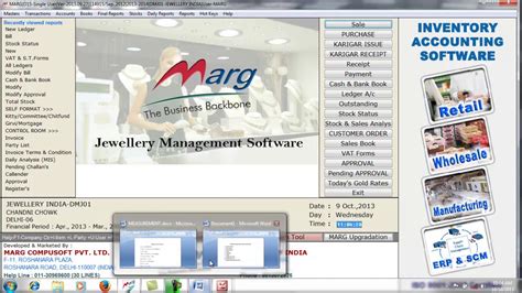 Jewellery All In One Marg Software Youtube