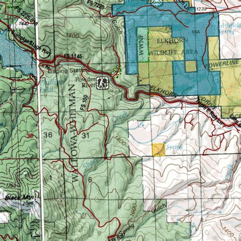 Oregon Hunting Unit 51 Sumpter Land Ownership Map By Huntdata Llc