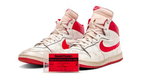 Michael Jordans Rookie Shoes Sell For 147m Sports Collectors Digest