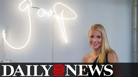 Gwyneth Paltrow Publishes Guide To Anal Sex On Goop Website Youtube
