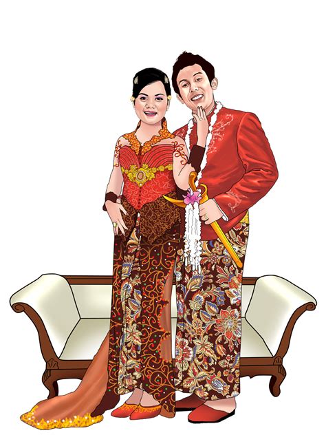 Gambar Kartun Pernikahan Png