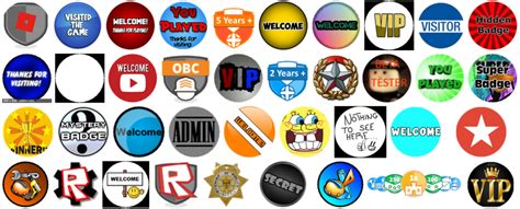 Roblox All Badges Pictures And Names Roblox Ar