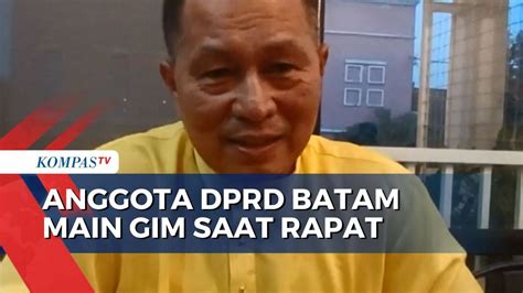 Anggota Dprd Batam Terekam Kamera Main Gim Saat Rapat Paripurna Kompas Tv Vidio