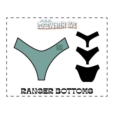 Diy Reversible Bikini Bottoms In Ranger Bottoms Pdf Etsy