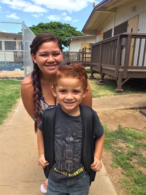 First Day Of Kindergarten Leihōkū Elementary School