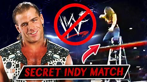 Shawn Michaels Lost Indy Match Before Wwe Return In Youtube