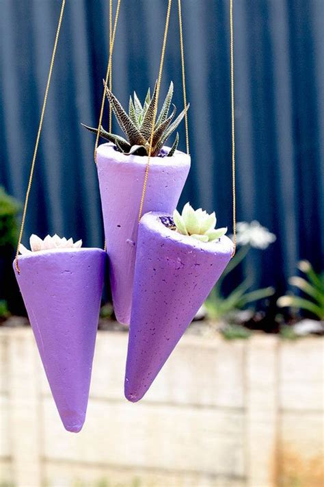 8 Lovely Diy Ice Cream Cone Planters For Ice Cream Lover Gardeners B