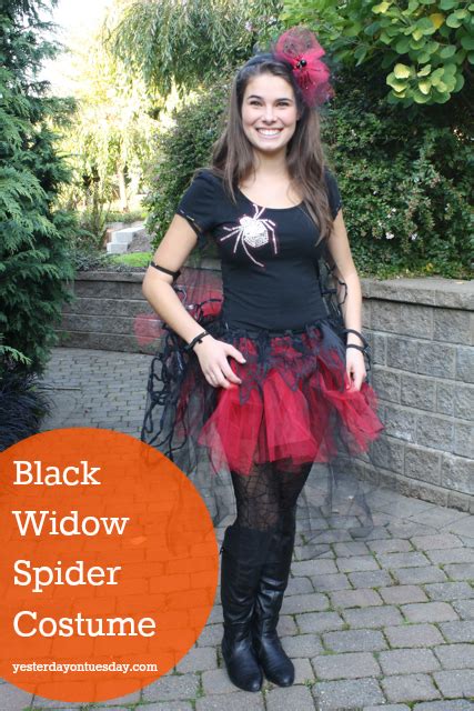 She became one of the most efficient agents of s.h.i.e.l.d. DIY Black Widow Spider Costume | Yesterday On Tuesday