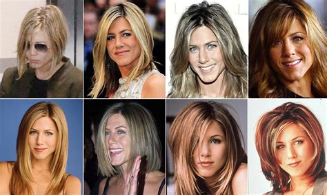 Jennifer Anistons Iconic Hairstyles Tracked Over The Years Daily