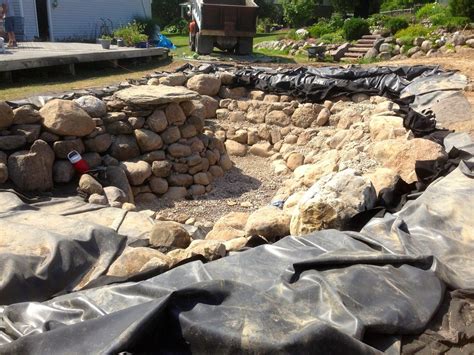 Picture Pond Rock And Boulder Installation Rochester Ny By Acorn Ponds