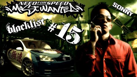 NFS Most Wanted Blacklist 15 Sonny YouTube