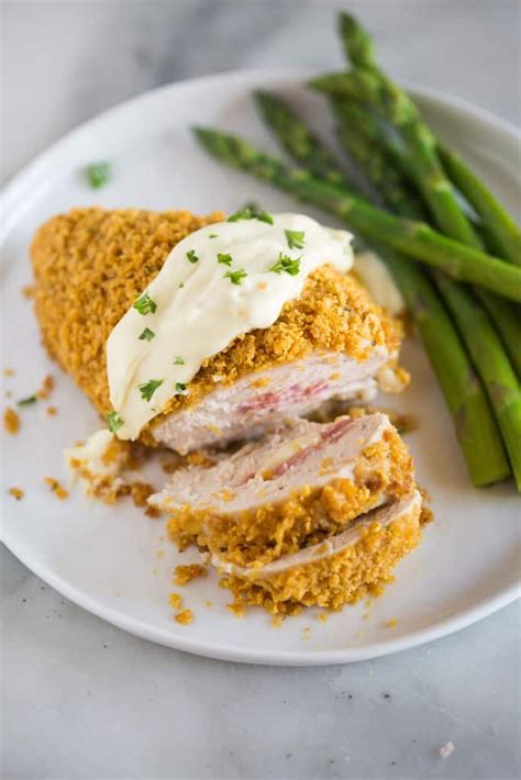 It's much healthier and also much less of a pain (who else hates setting up a deep fryer?!) once you've made this dish once, you can also play with the fillings a bit. Chicken Cordon Bleu | Recipe | Chicken cordon bleu, Cordon ...