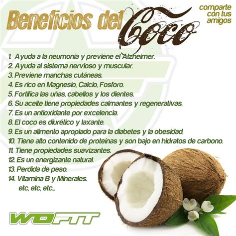 Consejos Wofittv﻿ Algunos De Los Principales Beneficios De Comer Coco