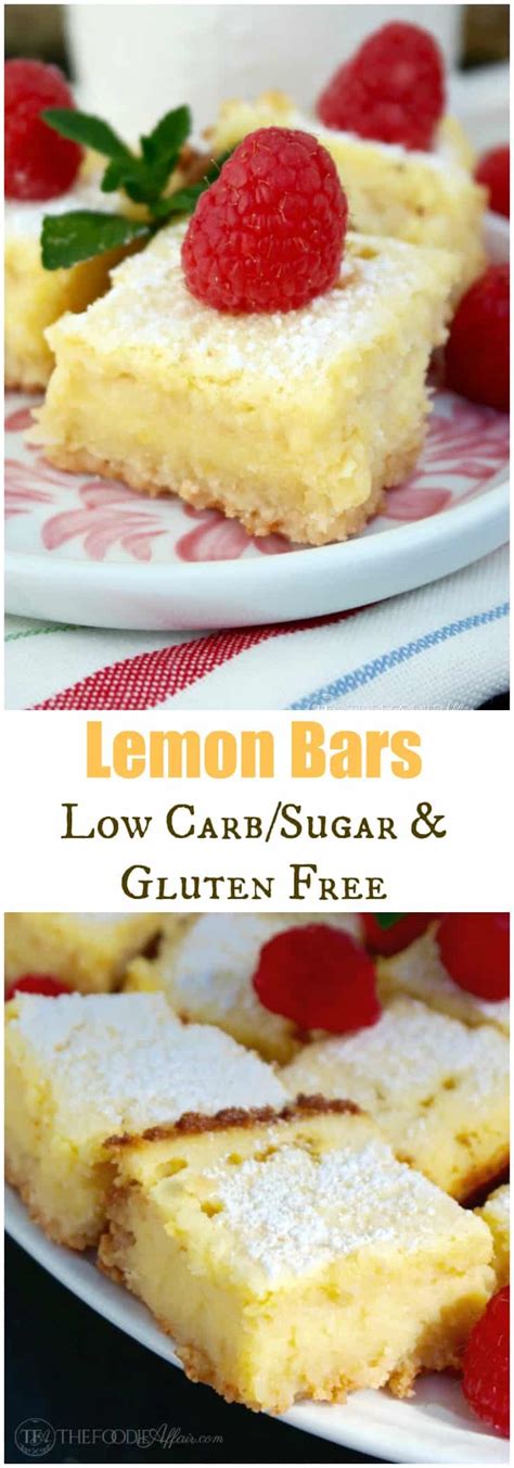 Dessert doesn't have to be a bad word for those with diabetes. Lemon Bars {Low Carb & Gluten Free}