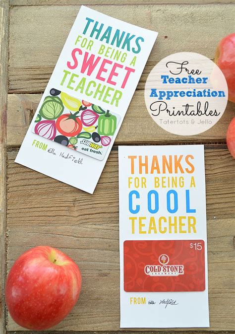 60 Teacher Appreciation T Ideas And Printables