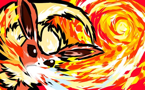 Flareon Fire Spin By Ishmam On Deviantart Pokemon Art Pokemon
