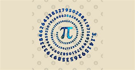 Pi Spiral, Mathematics, Pi Day, Math - Pi - T-Shirt | TeePublic
