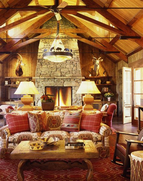 Get Cozy A Rustic Lodge Style Living Room Makeover
