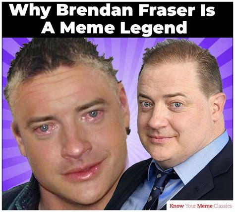 How Brendan Fraser Became A Meme Legend Meme Brendan Fraser