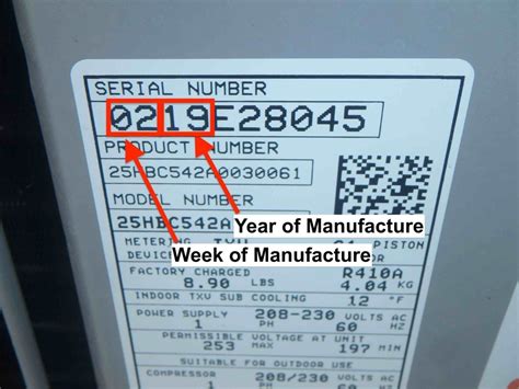Carrier Ac Age How To Find The Year Of Manufacture Waypoint Inspection