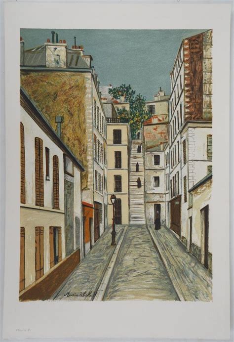Maurice Utrillo Passage Cottin à Montmartre Mutualart