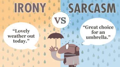 Exploring The Difference Between Irony And Sarcasm Sarcasm Examples