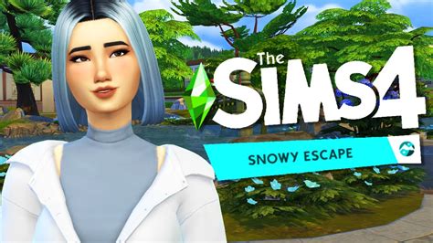 Snowy Escape Cas The Sims 4 Create A Sim Youtube