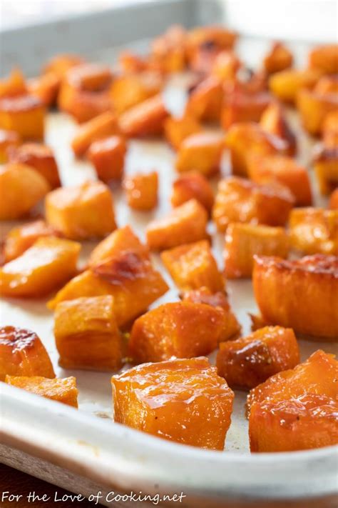 Maple Roasted Sweet Potatoes | For the Love of Cooking