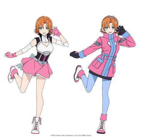 Nora Valkyrie Rwby Rwby Ice Queendom Looking Away Commentary Request Highres Official Art