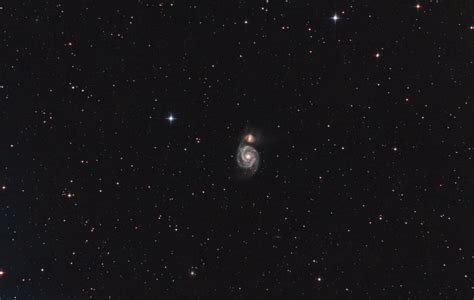 M51 The Whirlpool Galaxy Astrophotography
