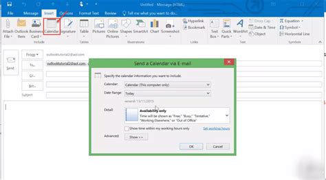 I can insert some value you can give them. How to use insert feature while composing email in Outlook ...