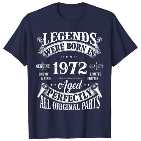 50 Year Old Legend Since January 1973 50th Birthday T T Shirt