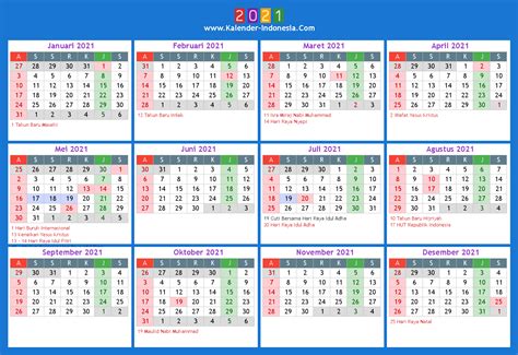 Kalender Indonesia Online 2021