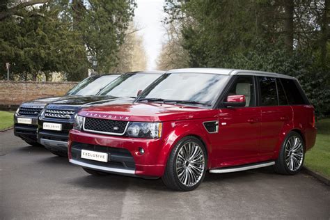 Firenze Red Range Rover Sport Exclusive Silver Floating Roof Red