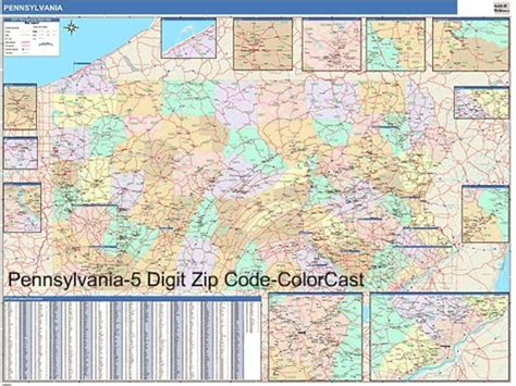 Western Pa Zip Code Map Map