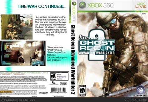 Tom Clancys Ghost Recon Advanced Warfighter 2 Xbox 360 Box Art Cover