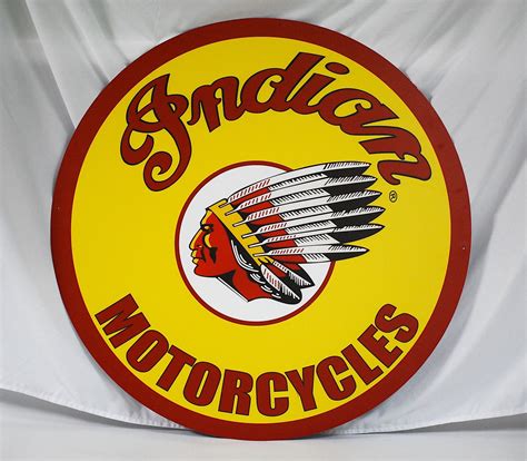 Collectibles And Art 3d Printed Indian Motorcycle Logo Sign Original
