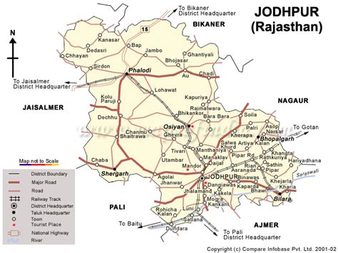 Jodhpur Map Map Of Jodhpur Tourist Map Of Jodhpur Jodhpur Travel Map