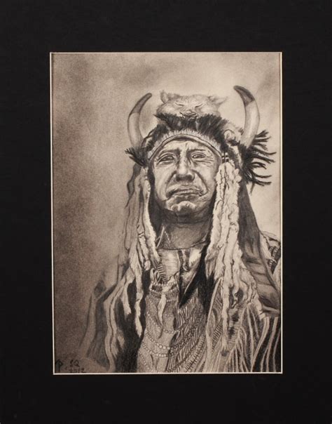 Fine Prison Art Prints Native American Portrait Drawing Etsy