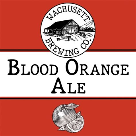 Blood Orange Wheat Ale Wachusett Brewing Company Untappd