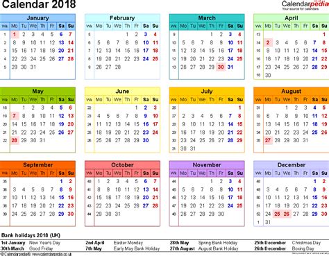 Funny happy dog calendar 2018 design. Calendar 2018 (UK) - 16 free printable PDF templates