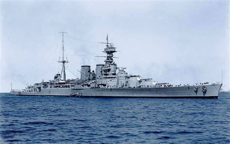 Hms Hood Pennant Number 51 Was The Last Battlecruiser Built For The